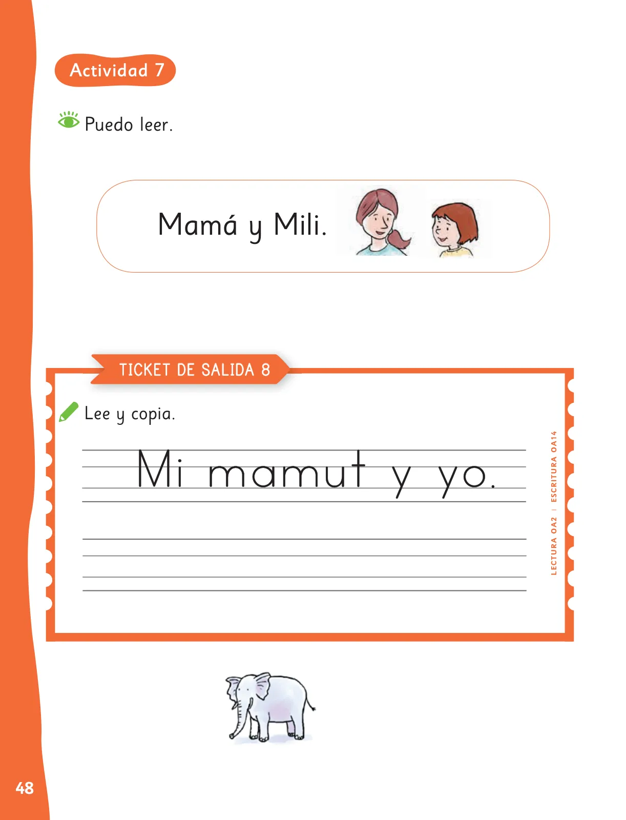 Página 51 de Lenguaje y Comunicación – Primero Básico | Texto del Estudiante MINEDUC – Descargar PDF · 2024