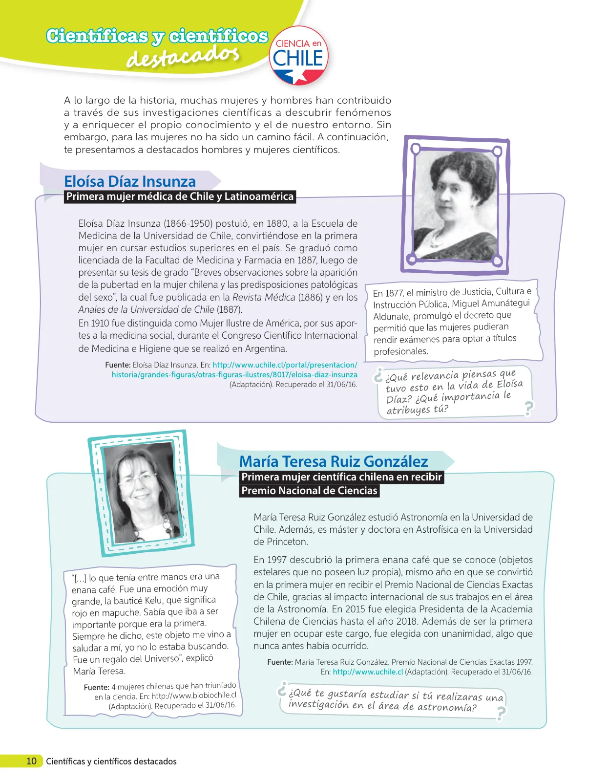 Página 33 de Libro de Ciencias Naturales – Quinto Básico | Texto del Estudiante MINEDUC – Descargar PDF · 2024
