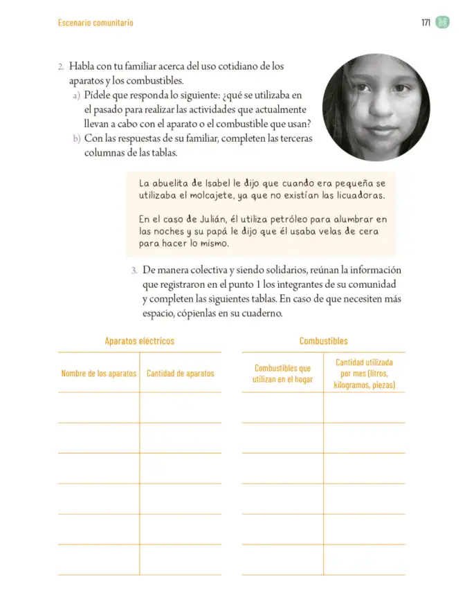 Página 174 de Proyectos Comunitarios. Libro de Educación Primaria Grado 6° Ciclo Escolar 2025 - 2026