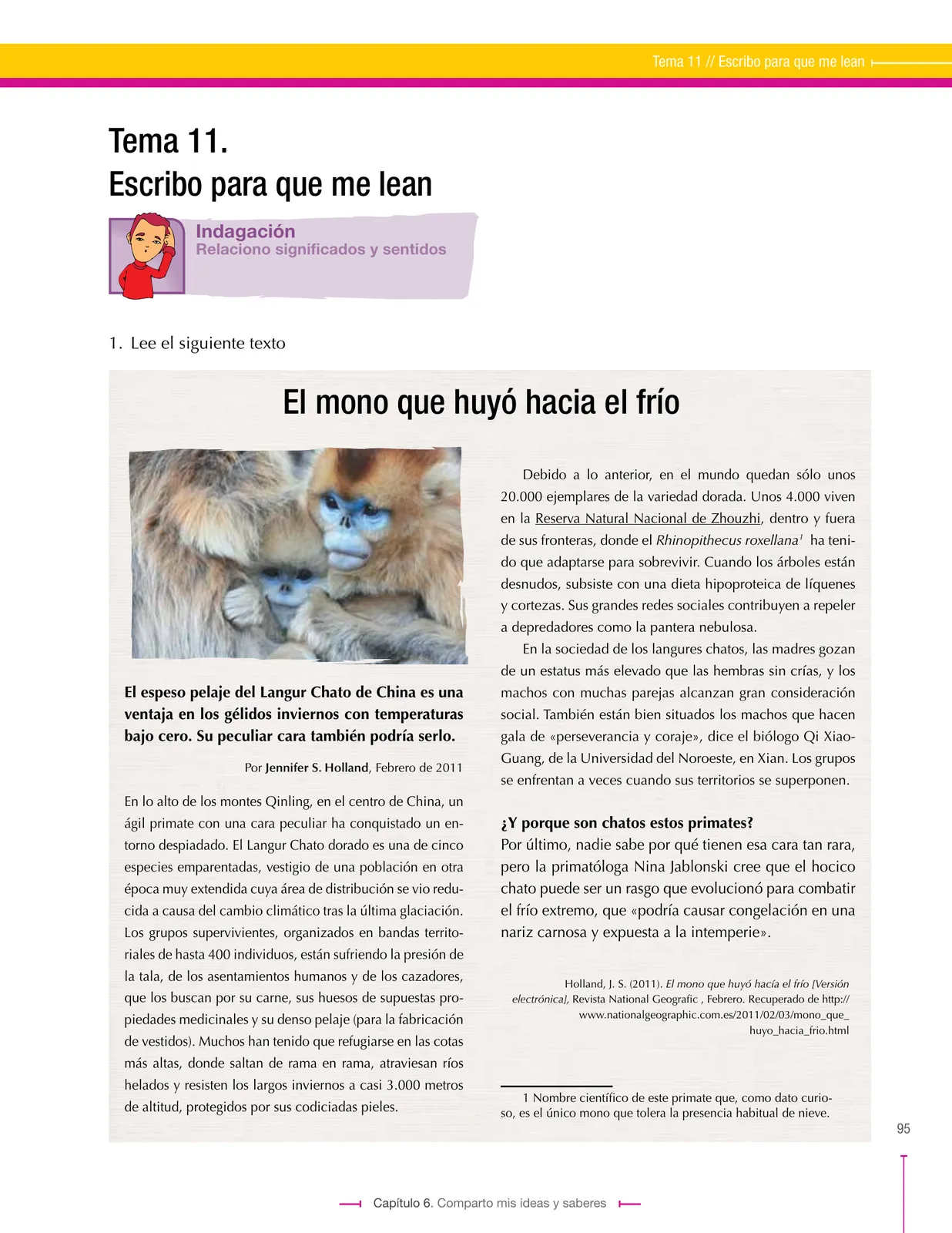 Página 95 de Lenguaje 9° · Secundaria Activa