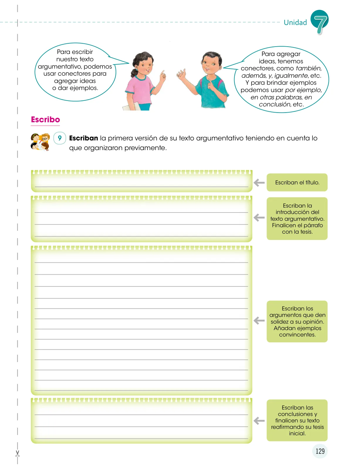 Miniatura página 130 de Comunicación 6 : cuaderno de trabajo para sexto grado de Educación Primaria 2019 · 2019