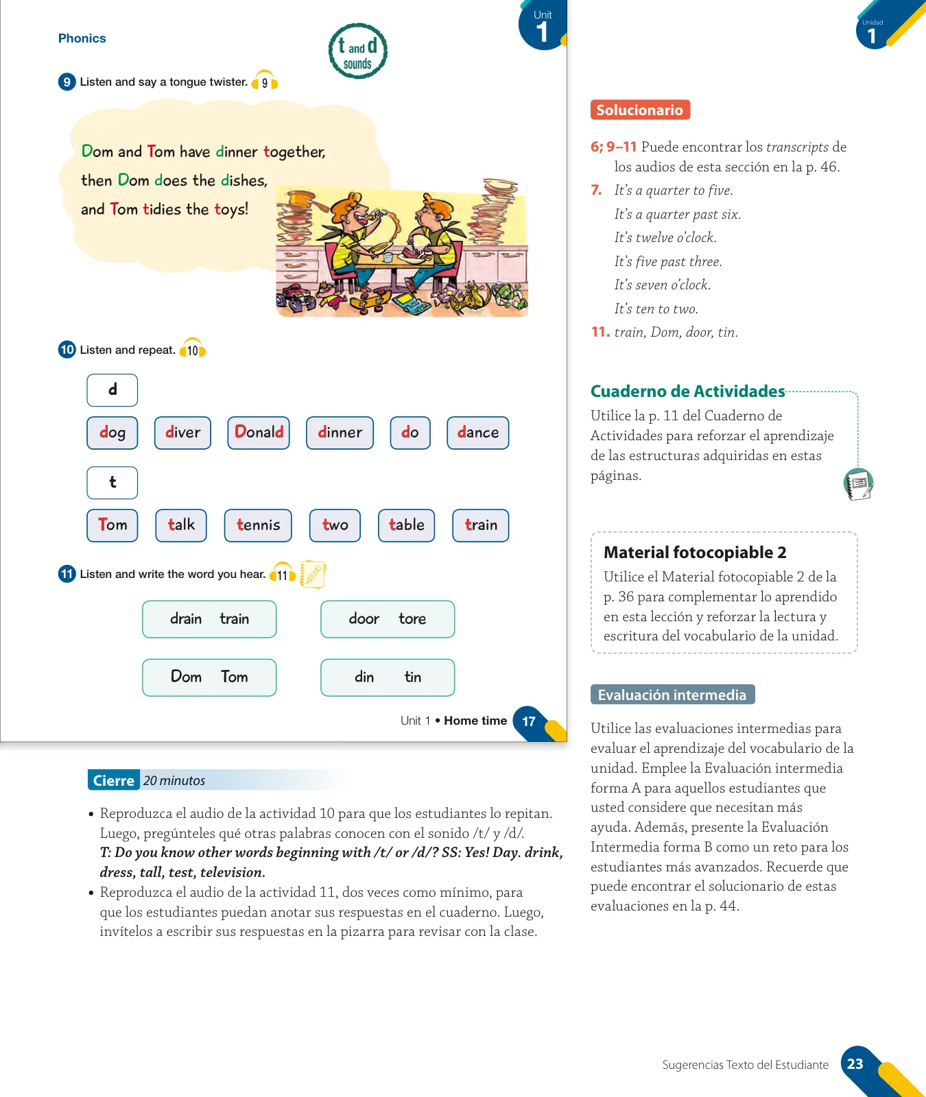 Miniatura página 25 de Inglés – Quinto Básico | Texto del Estudiante MINEDUC – Descargar PDF · 2024