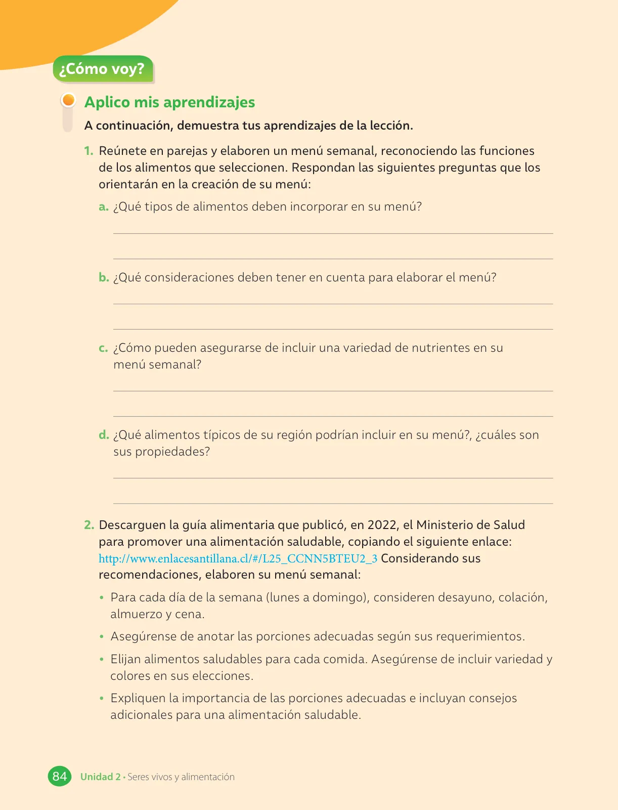 Página 86 de Libro de Ciencias Naturales – Quinto Básico | Texto del Estudiante MINEDUC – Descargar PDF · 2024