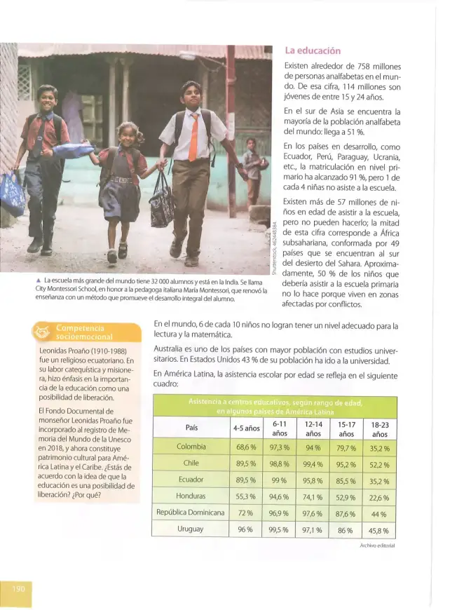 Página 189 de Estudios Sociales 8° · 2025