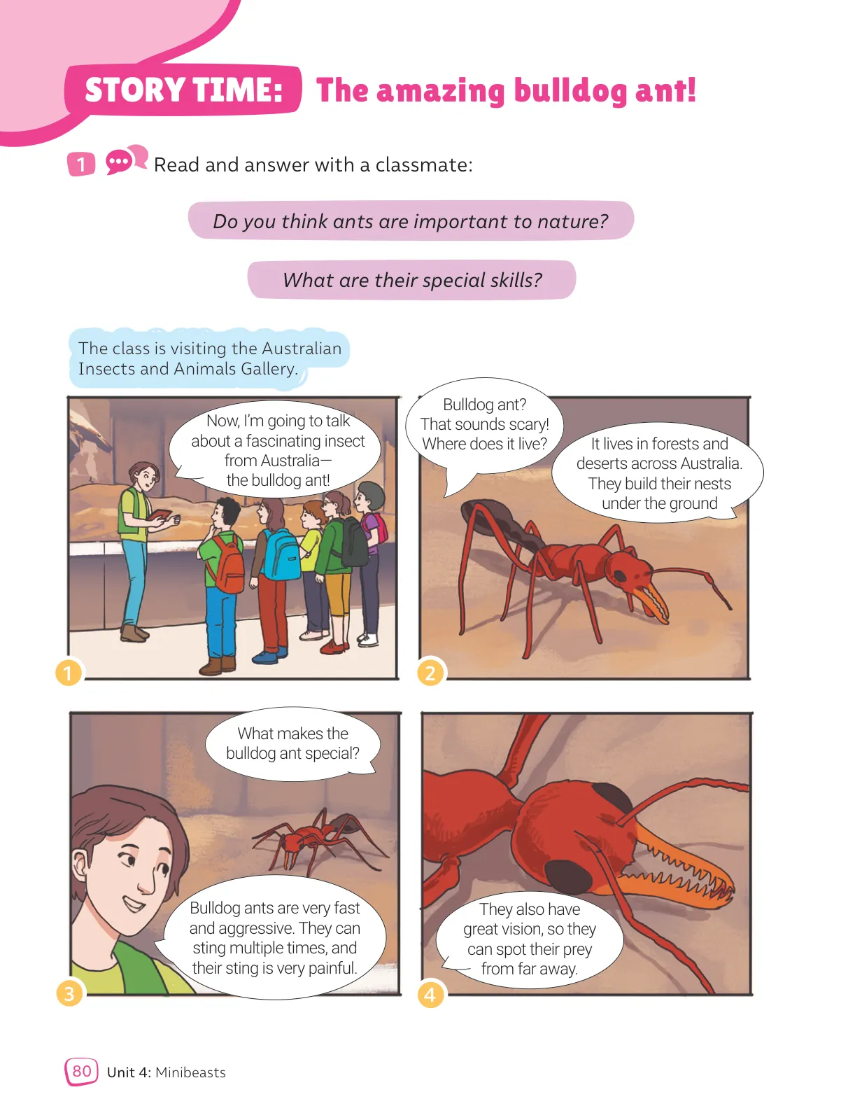 Miniatura página 82 de Inglés – Cuarto Básico | Texto del Estudiante MINEDUC – Descargar PDF · 2024