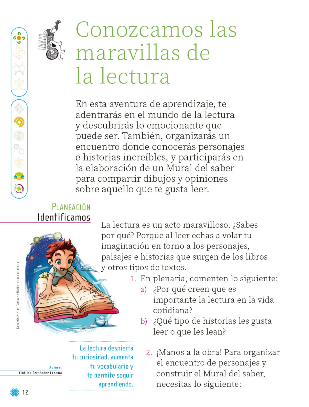 Página 13 de Proyectos de Aula. Libro de Educación Primaria Grado 1° Ciclo Escolar 2025 - 2026