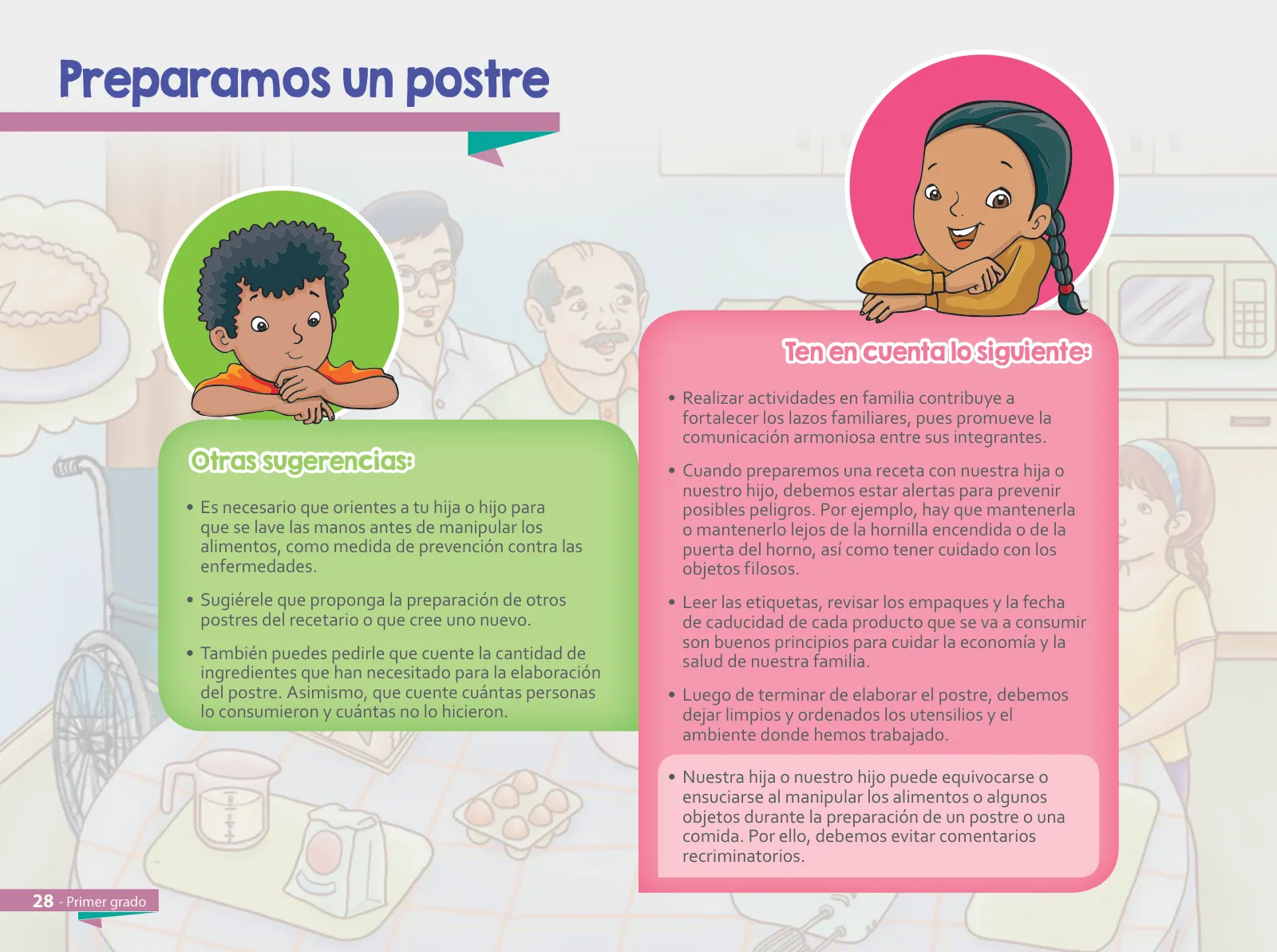 Miniatura página 30 de Aprendemos juntos en familia : guía dirigida a madres y padres. Primer grado de Educación Primaria · 2019