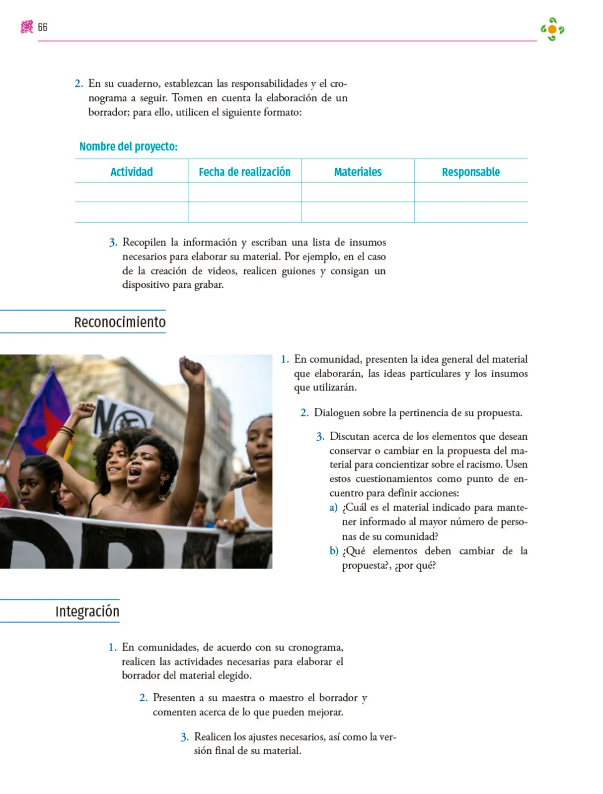 Miniatura página 67 de Colección Nanahuatzin. Nuestro libro de proyectos.   Libro de Educación Secundaria Grado 3°  Ciclo Escolar 2025 - 2026