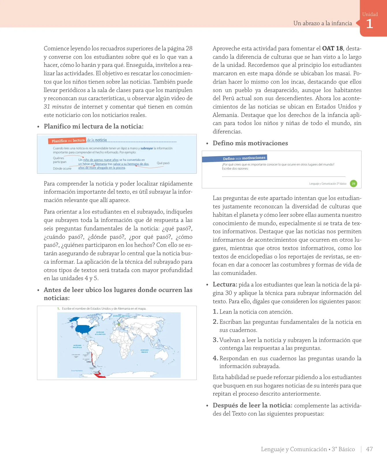 Miniatura página 49 de Lenguaje y Comunicación – Tercero Básico | Texto del Estudiante MINEDUC – Descargar PDF · 2024