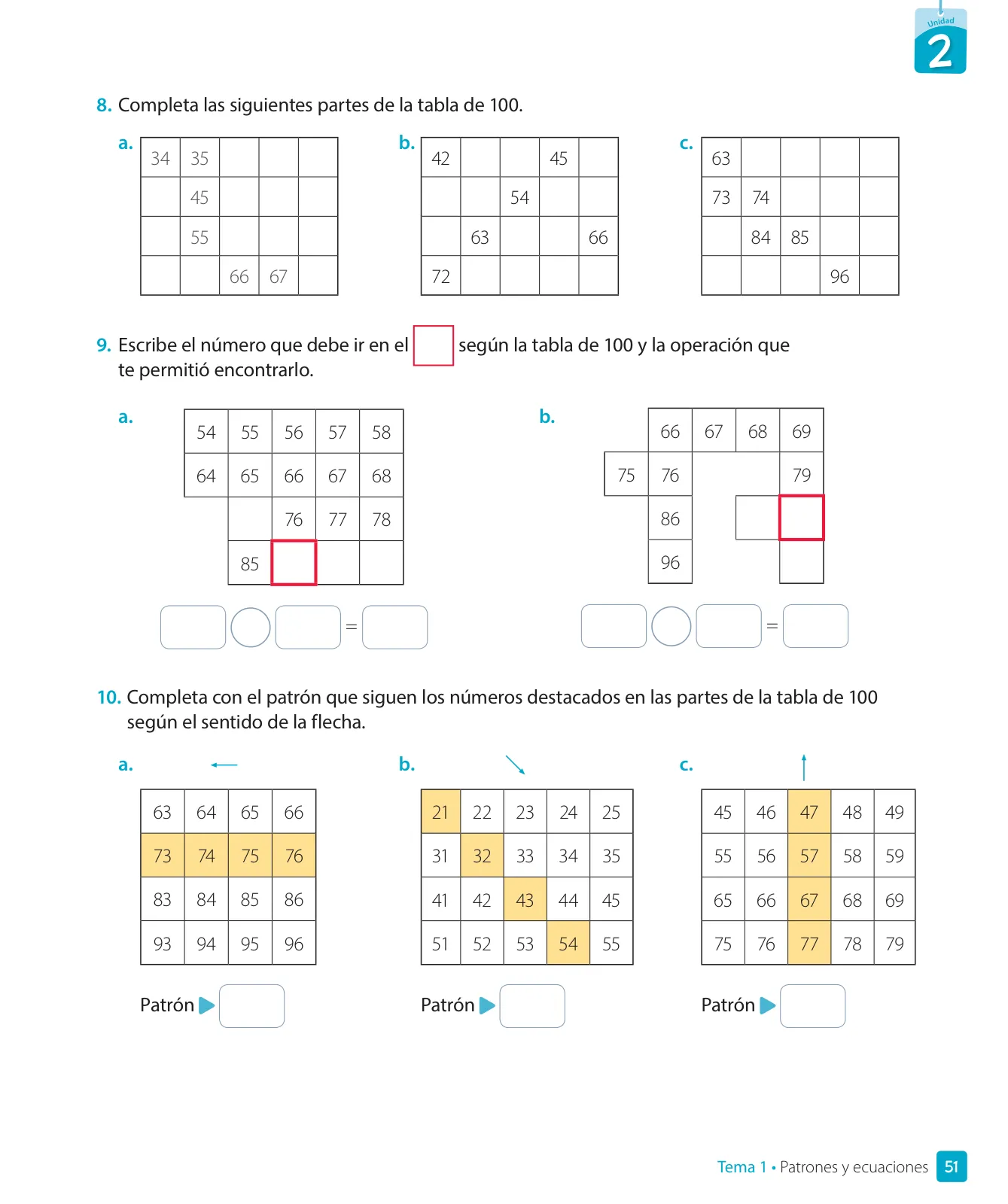 Miniatura página 53 de Matemática – Tercero Básico | Texto del Estudiante MINEDUC – Descargar PDF · 2024