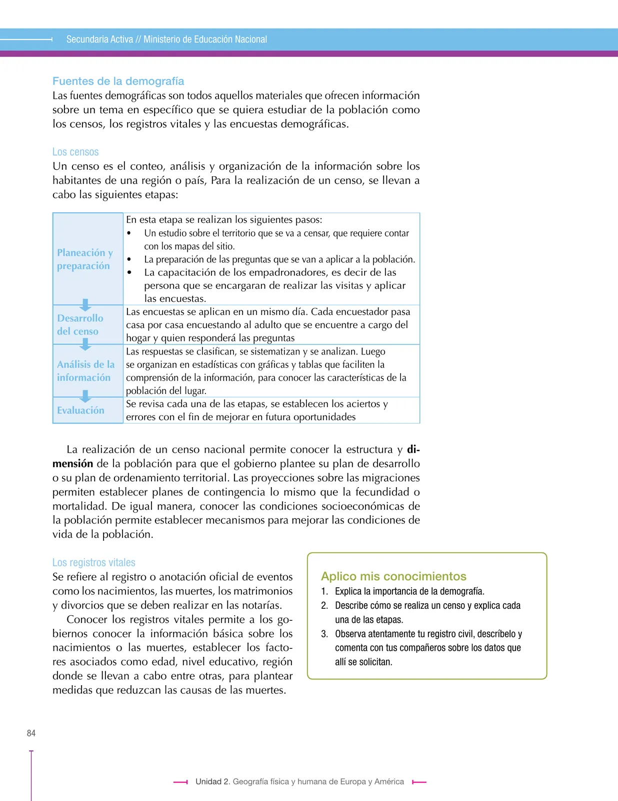 Miniatura página 84 de Ciencias Sociales 7° · Secundaria Activa