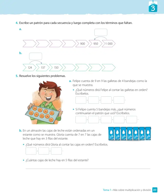 Página 91 de Matemática – Tercero Básico | Texto del Estudiante MINEDUC – Descargar PDF · 2024