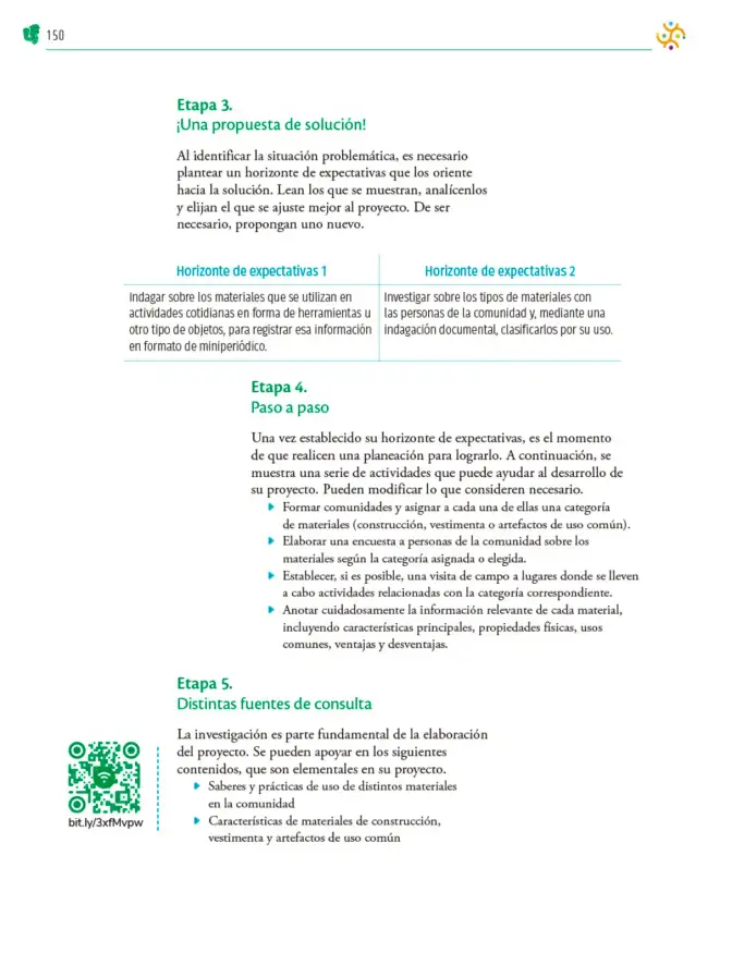 Página 151 de Colección Sk´asolil. Nuestro libro de Proyectos. Tomo III. Libro de Educación Telesecundaria Grado 2° Ciclo Escolar 2025 - 2026