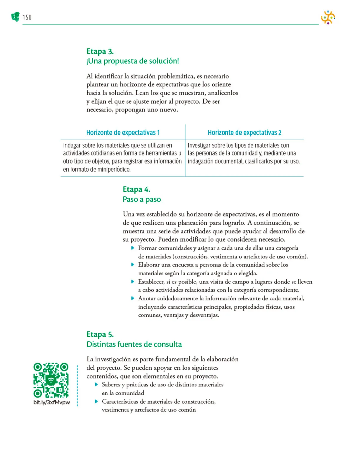 Miniatura página 151 de Colección Sk´asolil. Nuestro libro de Proyectos.  Tomo III.  Libro de Educación Telesecundaria Grado 2°  Ciclo Escolar 2025 - 2026