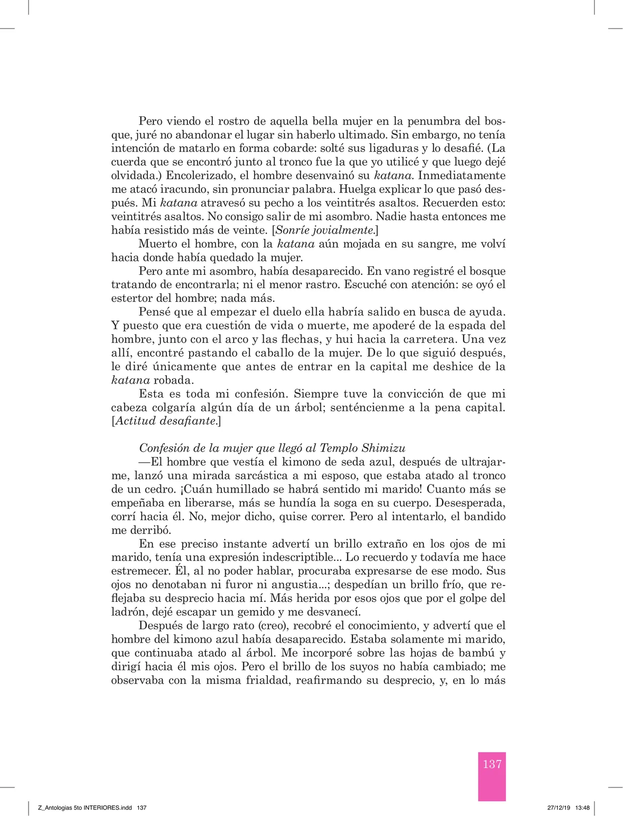 Miniatura página 139 de Antología literaria 5 · 2019