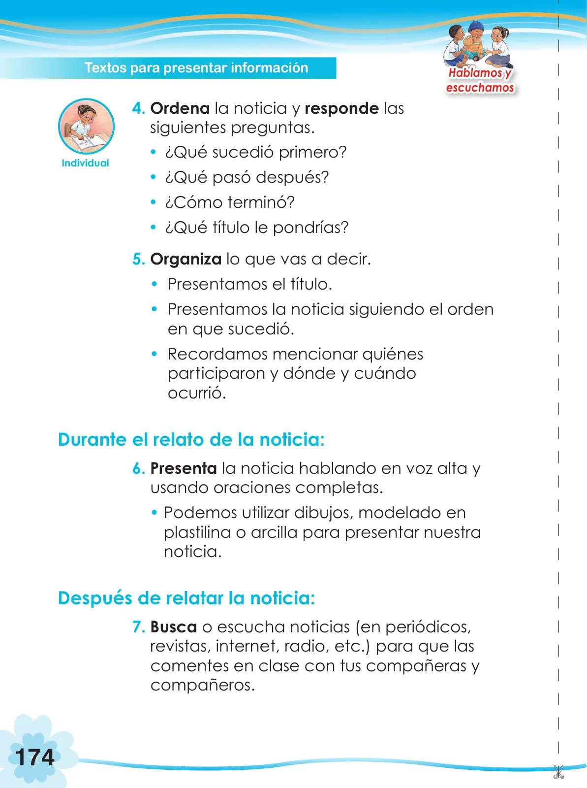 Miniatura página 176 de Comunicación 2 : cuaderno de trabajo para segundo grado de Educación Primaria 2019 · 2019