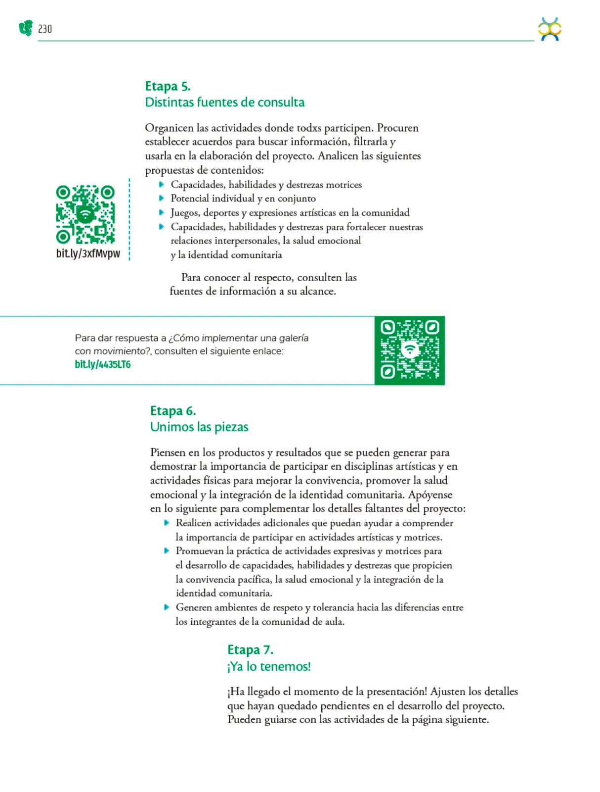Página 231 de Colección Sk´asolil. Nuestro libro de Proyectos. Tomo II. Libro de Educación Telesecundaria Grado 2° Ciclo Escolar 2025 - 2026