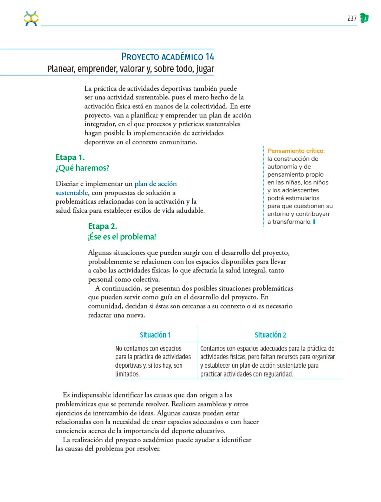 Miniatura página 238 de Colección Nanahuatzin. Nuestro libro de Proyectos.  Tomo III.  Libro de Educación Telesecundaria Grado 3°  Ciclo Escolar 2025 - 2026
