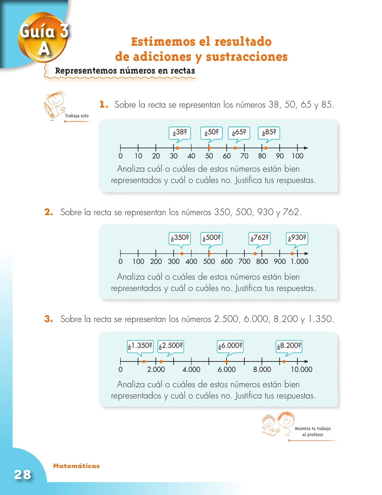 Página 28 de Matematica 3° · Cartilla 01