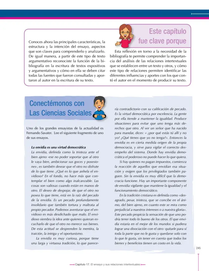 Página 245 de Lenguaje 9° · Secundaria Activa