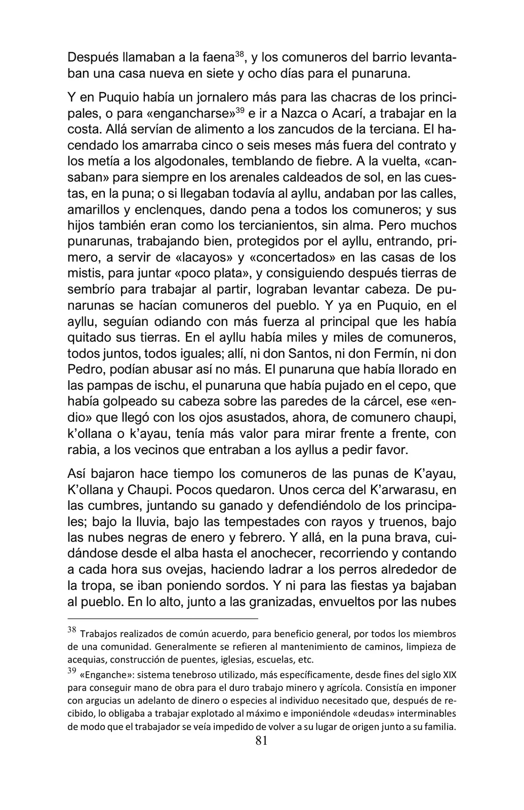 Miniatura página 81 de Arguedas, entre el fuego y el amor : textos seleccionados para estudiantes de Educación Básica · 2021