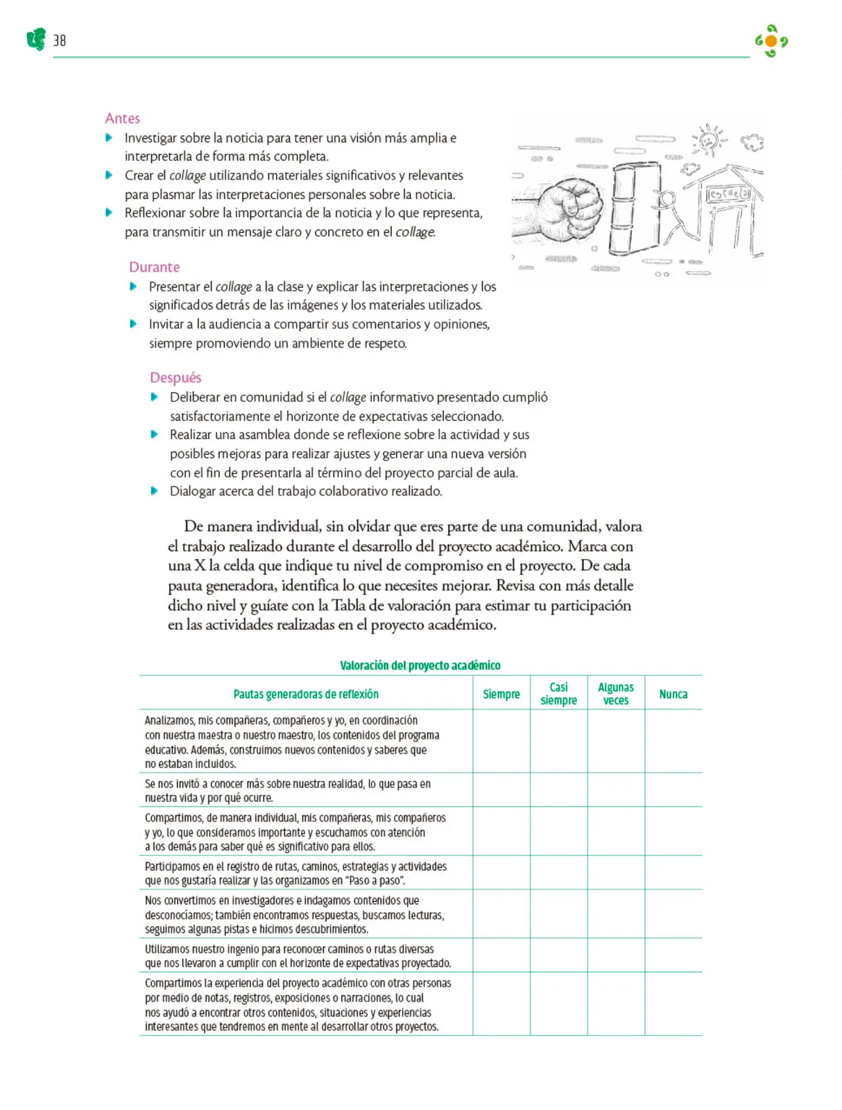 Miniatura página 39 de Colección Ximhai. Nuestro libro de Proyectos.  Tomo III.  Libro de Educación Telesecundaria Grado 1°  Ciclo Escolar 2025 - 2026