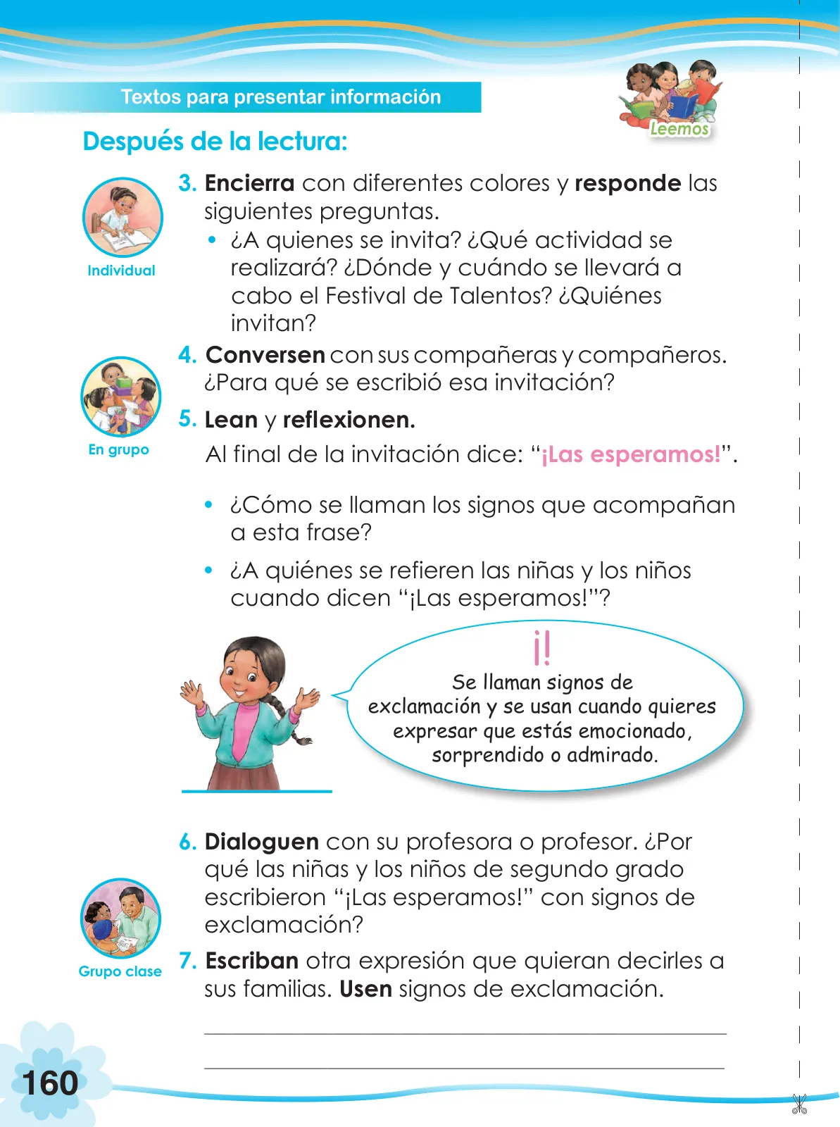 Página 162 de Comunicación 2 : cuaderno de trabajo para segundo grado de Educación Primaria 2019 · 2019