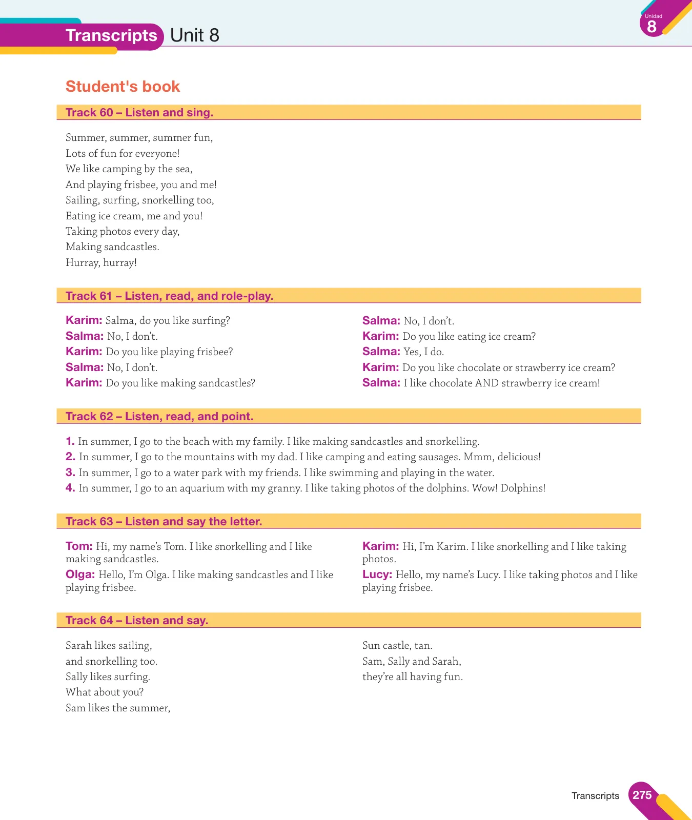 Página 139 de Inglés – Tercero Básico | Texto del Estudiante MINEDUC – Descargar PDF · 2024