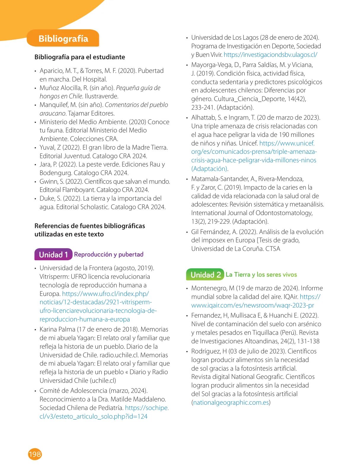 Miniatura página 200 de Libro de Ciencias Naturales – Quinto Básico | Texto del Estudiante MINEDUC – Descargar PDF · 2024