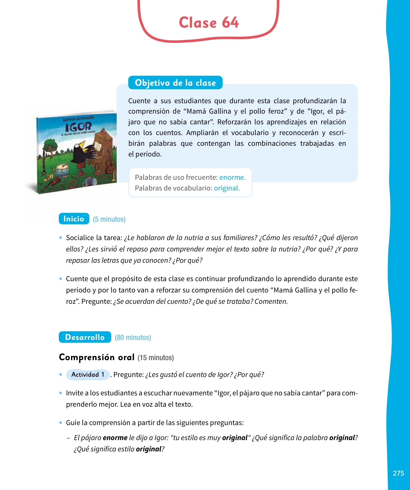 Miniatura página 276 de Lenguaje y Comunicación – Primero Básico | Texto del Estudiante MINEDUC – Descargar PDF · 2024