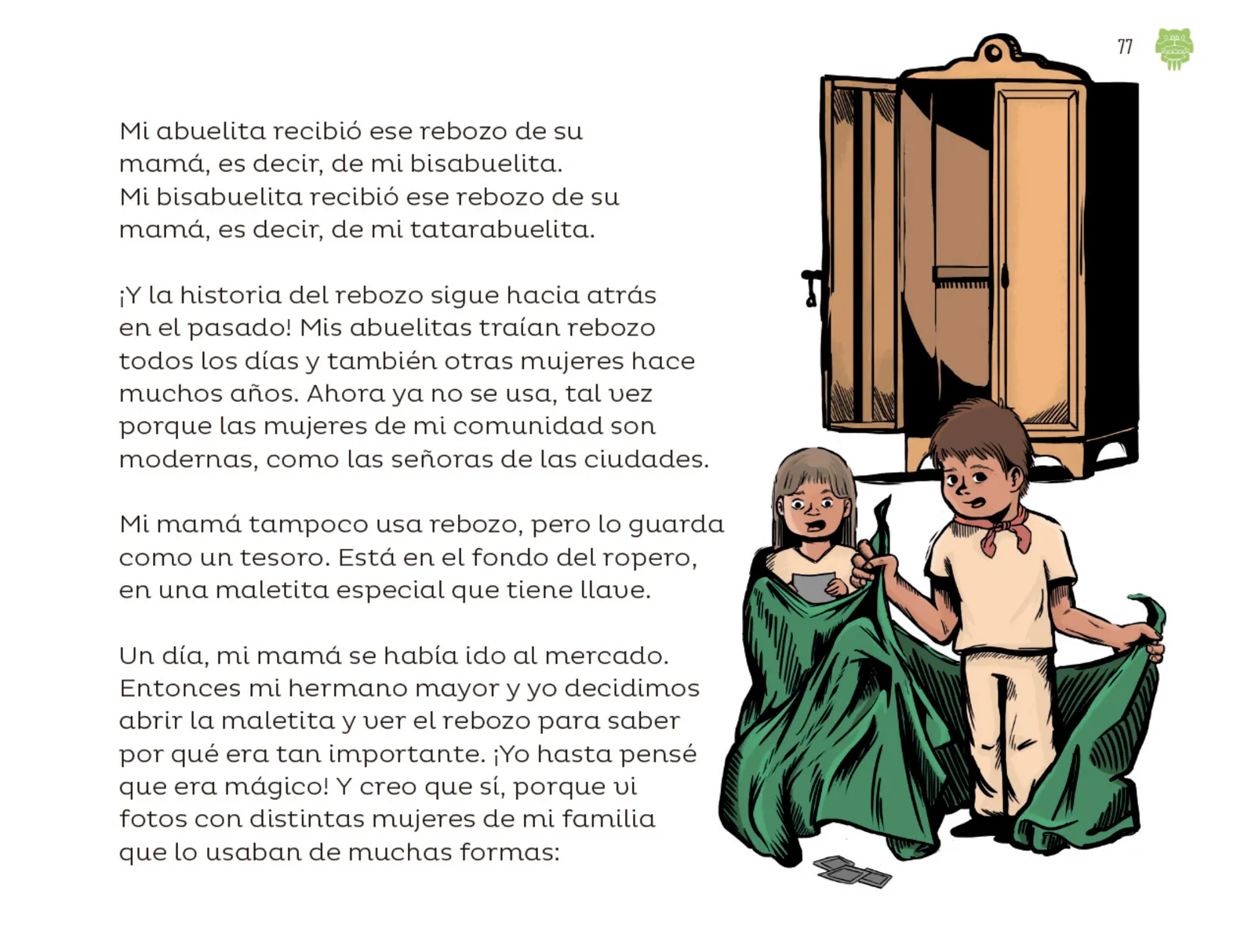 Miniatura página 78 de Múltiples lenguajes.   Libro de Educación Preescolar Grado 2°  Ciclo Escolar 2025 - 2026