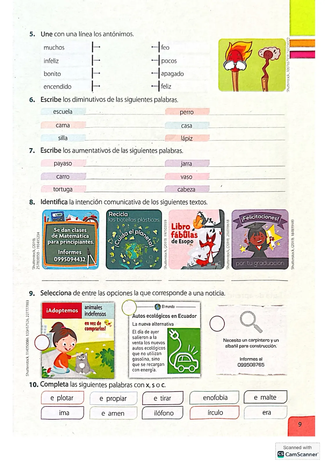 Miniatura página 9 de Lengua Y Literatura · 4 EGB · 2024