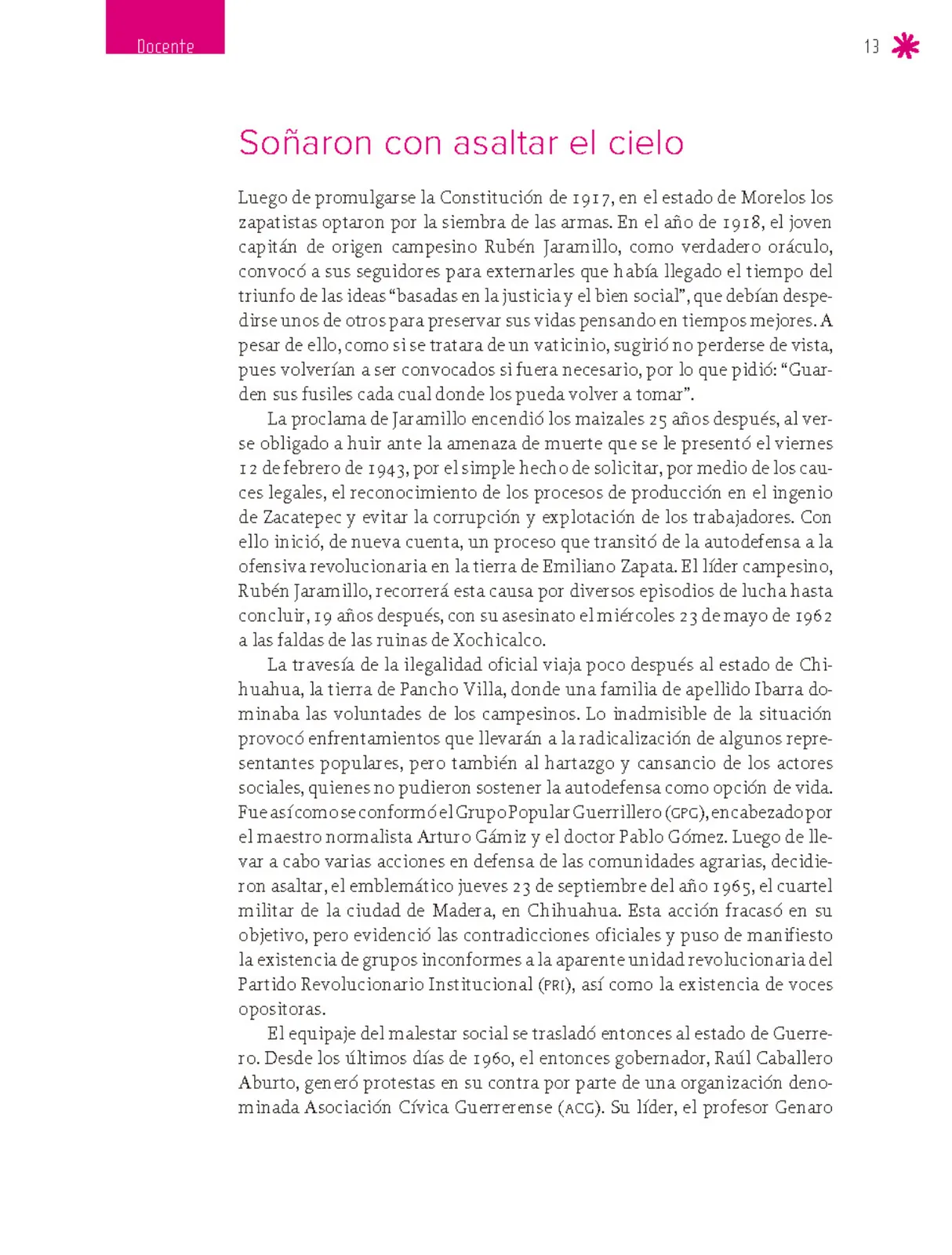 Miniatura página 14 de Un libro sin recetas para la maestra y el maestro. Fase 6.  Libro de Educación Secundaria Grado 1°, 2°, 3°  Ciclo Escolar 2025 - 2026