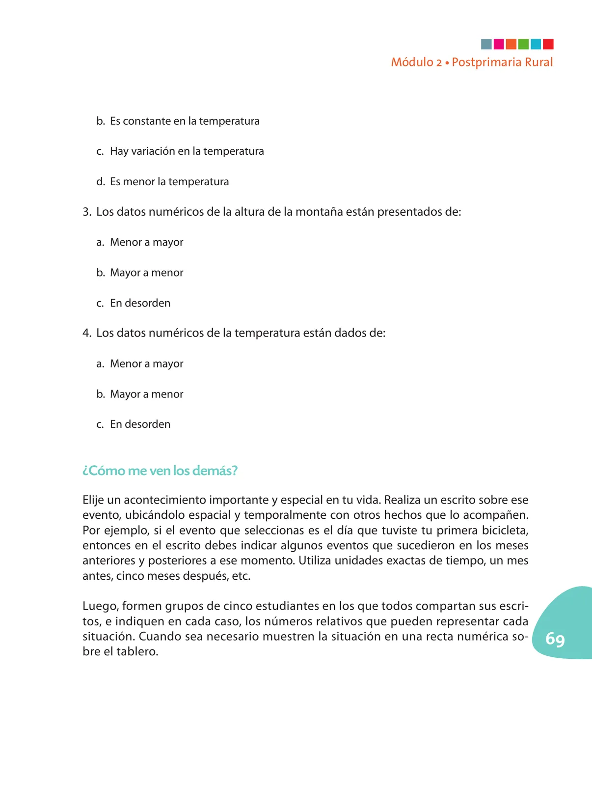 Página 70 de Matematica 6° · Postprimaria