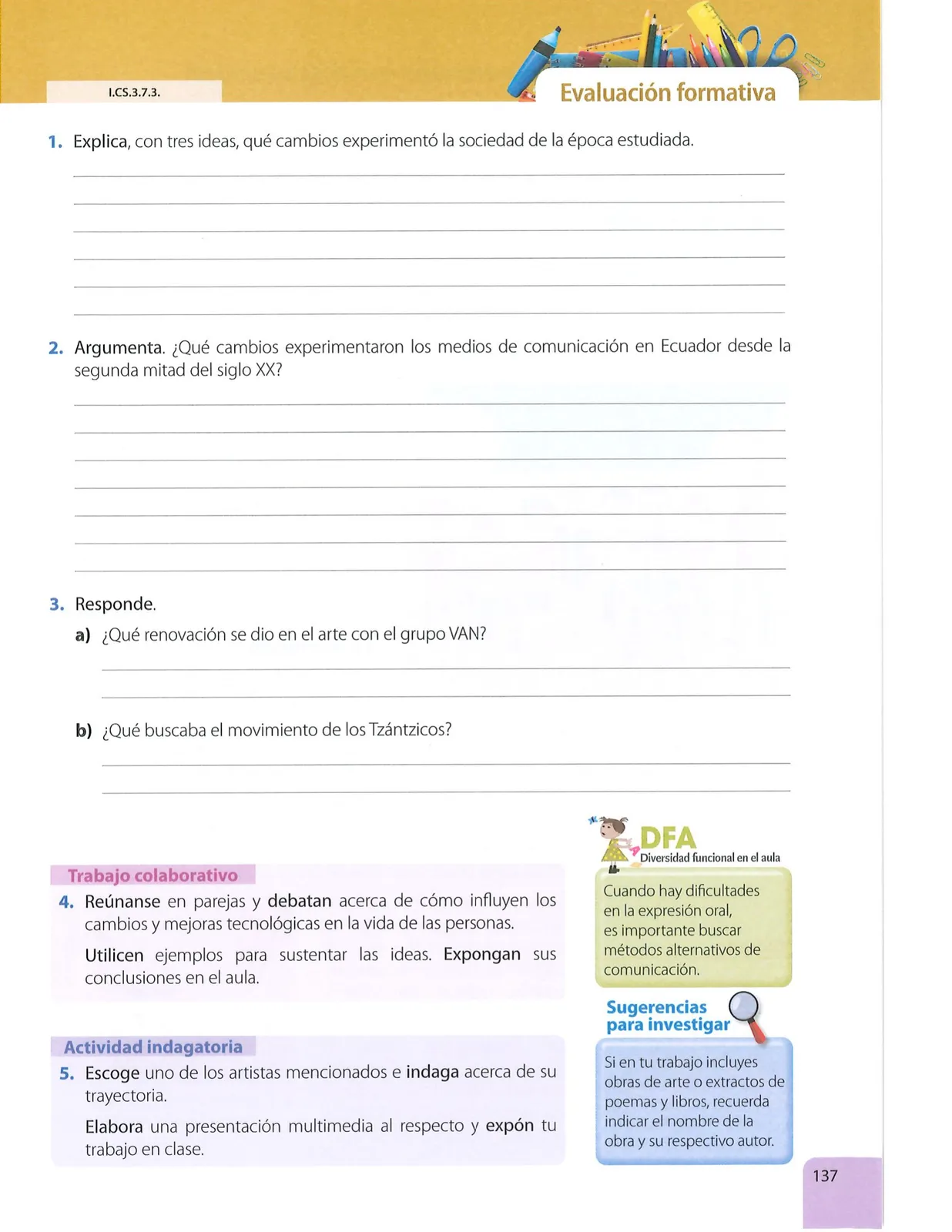 Página 138 de Estudios Sociales · 7 EGB · 2024