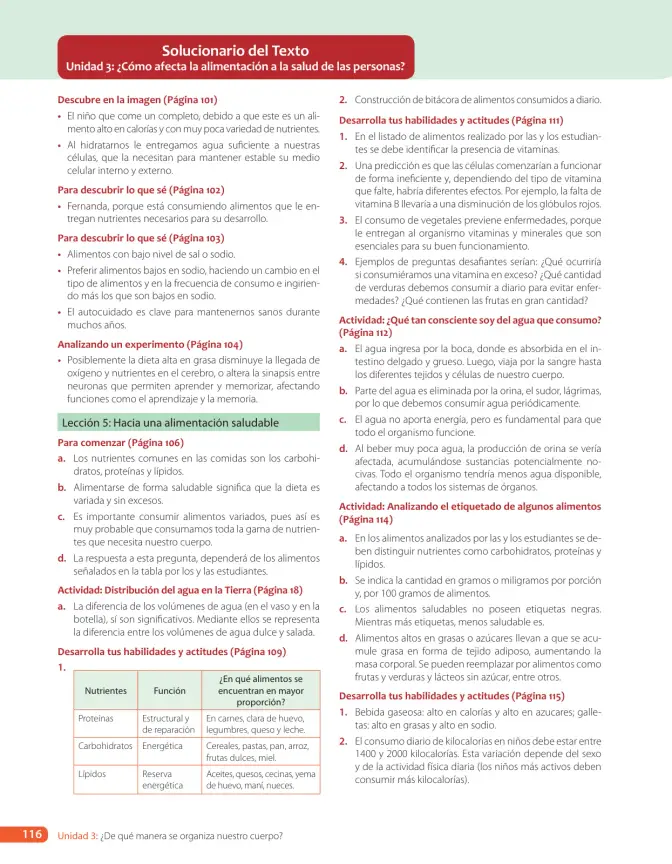 Página 40 de Libro de Ciencias Naturales – Quinto Básico | Texto del Estudiante MINEDUC – Descargar PDF · 2024