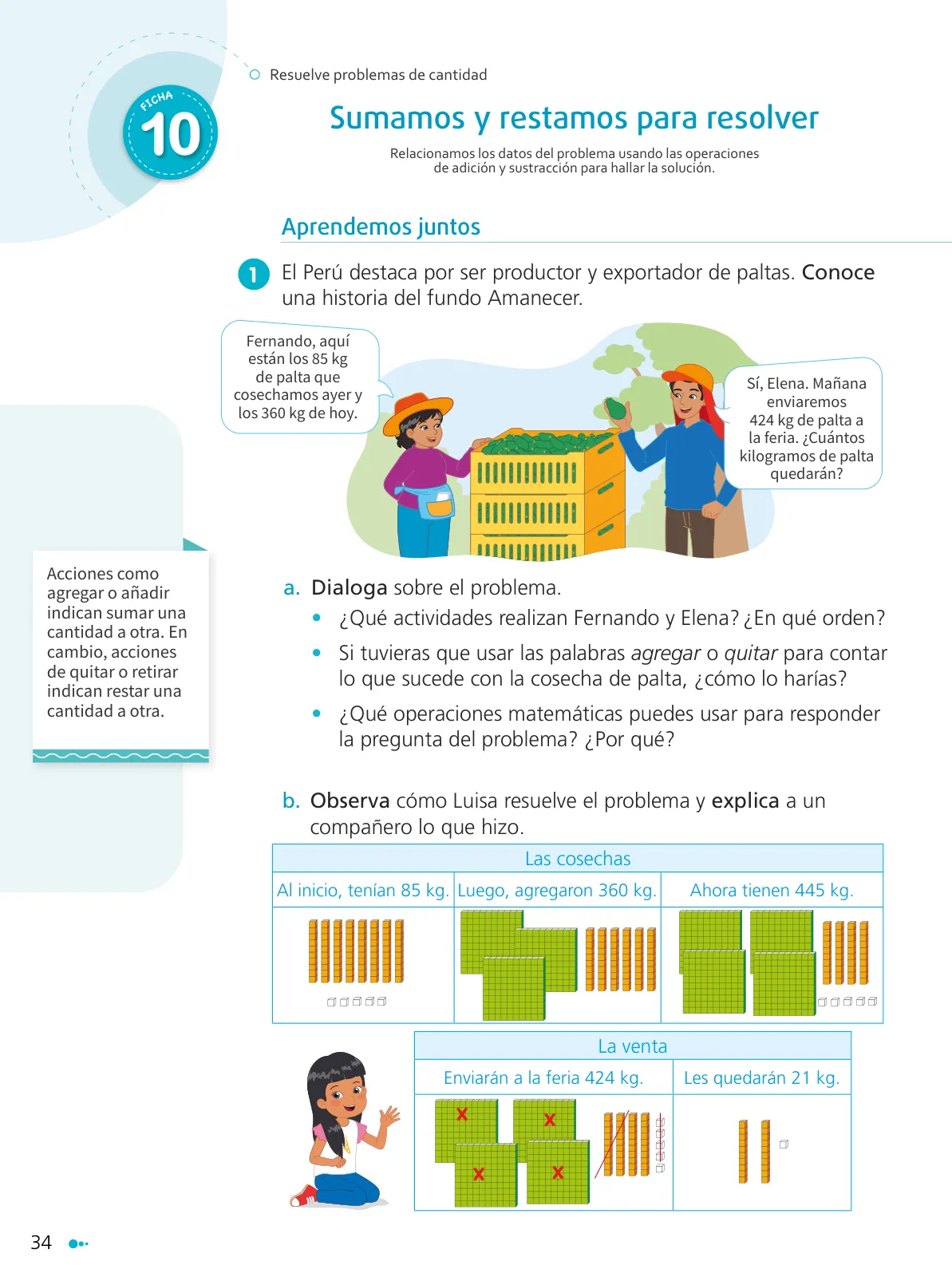 Página 36 de Texto de Matemática 4. Cuarto grado de Primaria · 2024