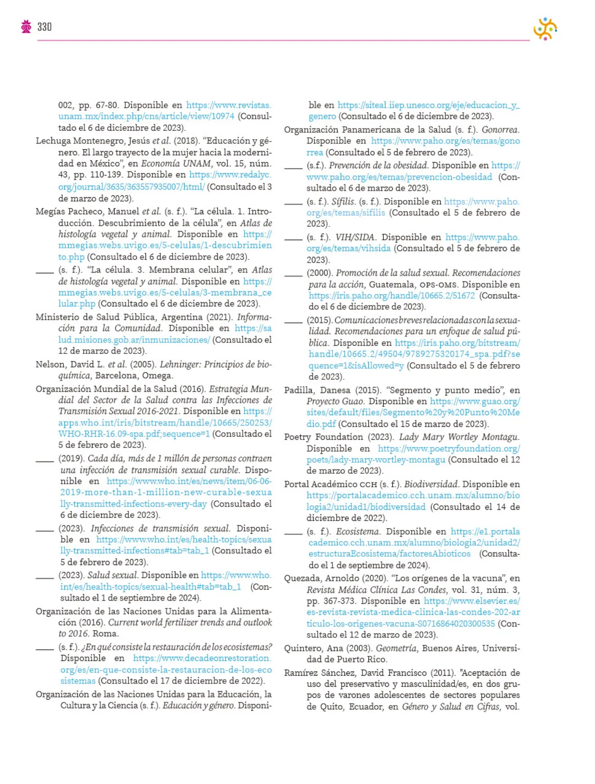 Página 331 de Colección Ximhai. Saberes y pensamiento científico. Libro de Educación Secundaria Grado 1° Ciclo Escolar 2025 - 2026