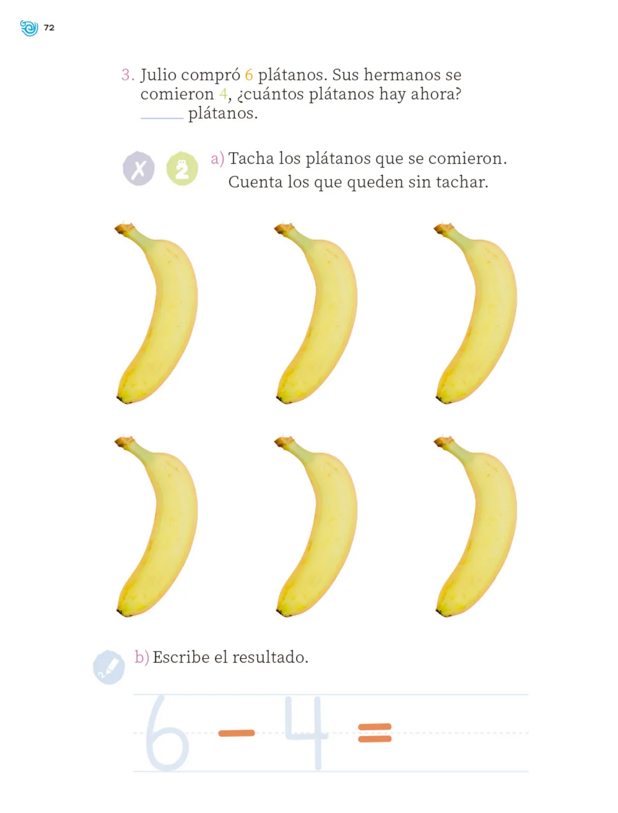 Miniatura página 73 de Múltiples lenguajes. Trazos y números.   Libro de Educación Primaria Grado 1°  Ciclo Escolar 2025 - 2026