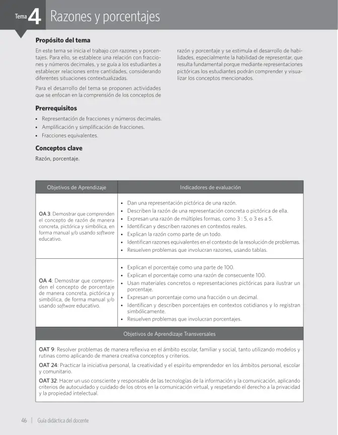 Página 52 de Matemática – Sexto Básico | Texto del Estudiante MINEDUC – Descargar PDF · 2024