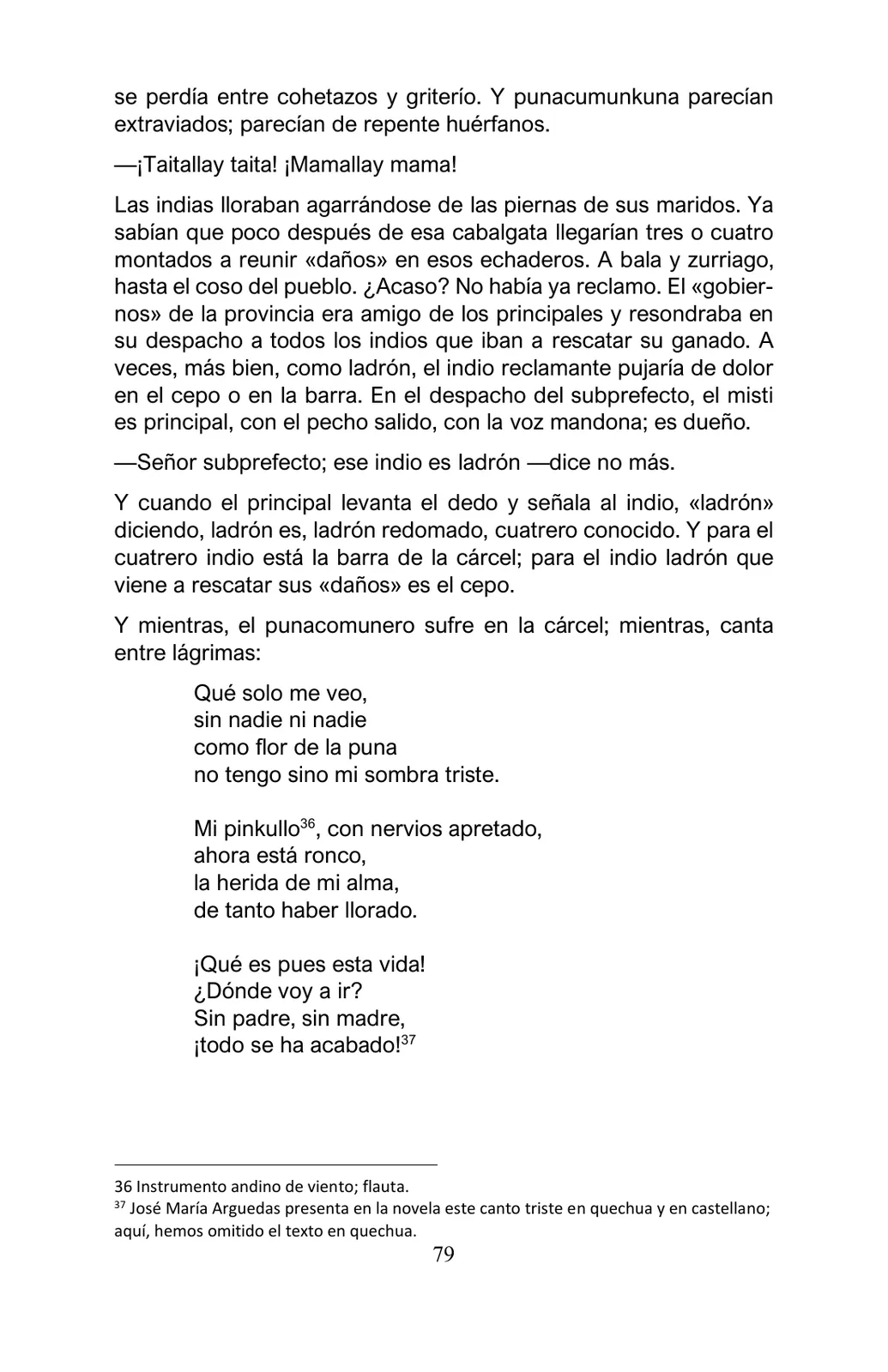 Página 79 de Arguedas, entre el fuego y el amor : textos seleccionados para estudiantes de Educación Básica · 2021
