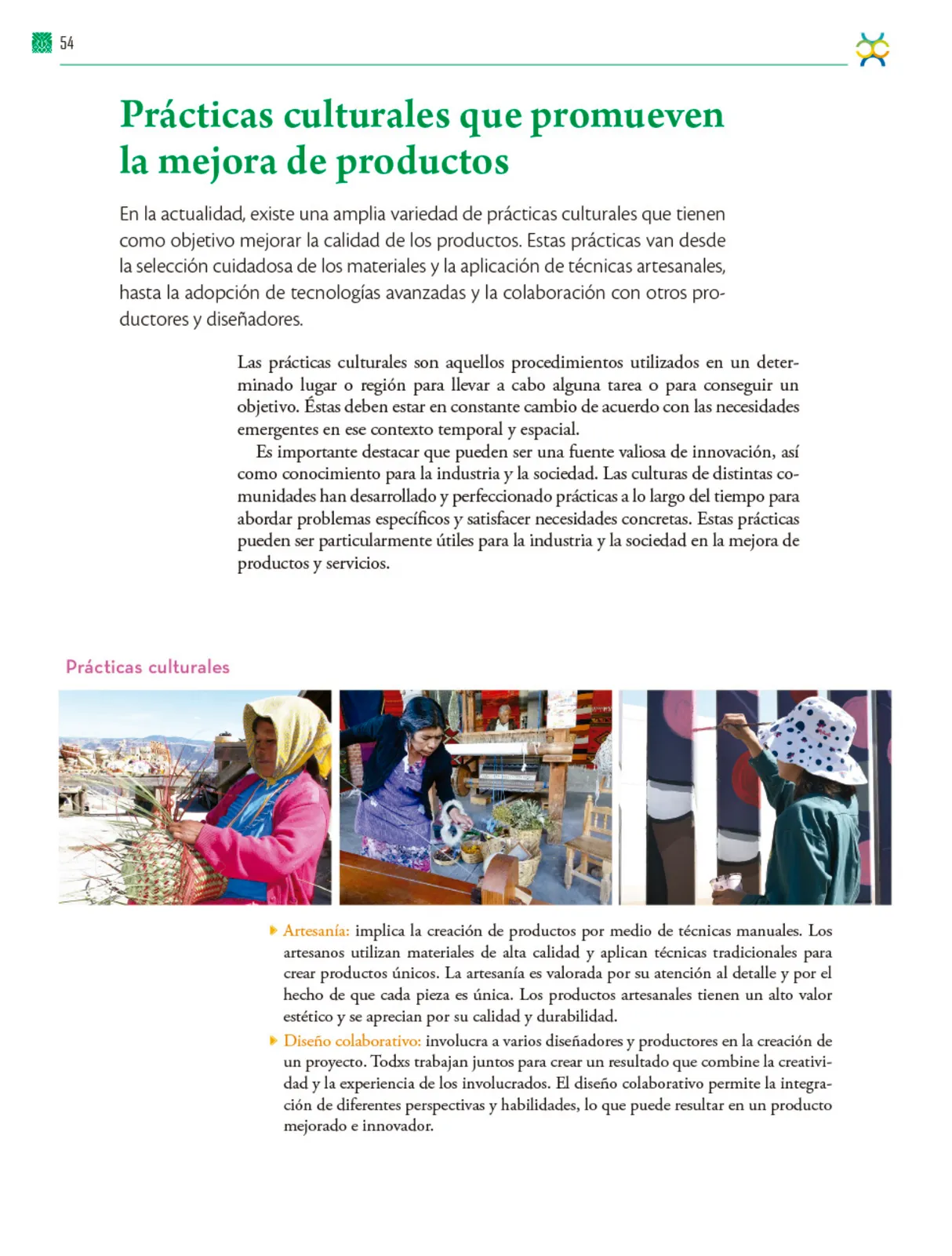 Miniatura página 55 de Colección Ximhai. De lo humano y lo comunitario.   Libro de Educación Telesecundaria Grado 1°  Ciclo Escolar 2025 - 2026