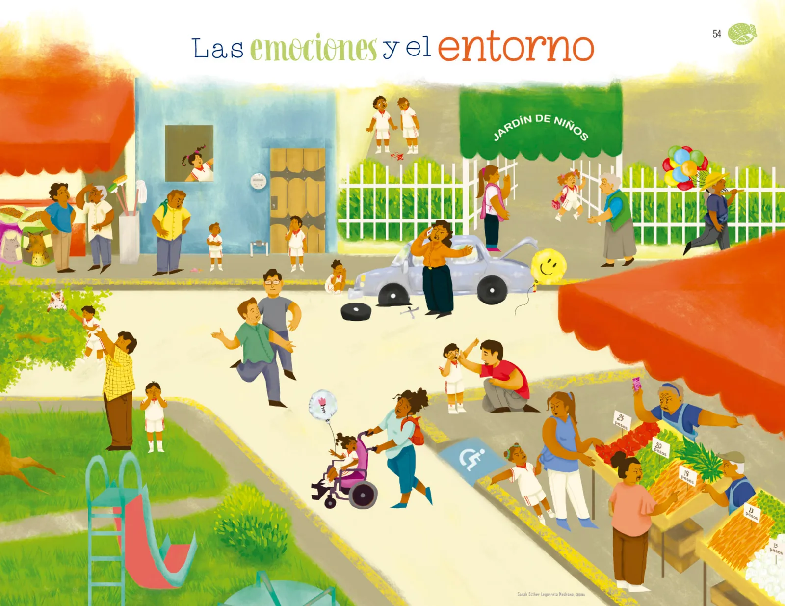 Página 55 de Explorar e imaginar con mi libro de Preescolar. Libro de Educación Preescolar Grado 1° Ciclo Escolar 2025 - 2026