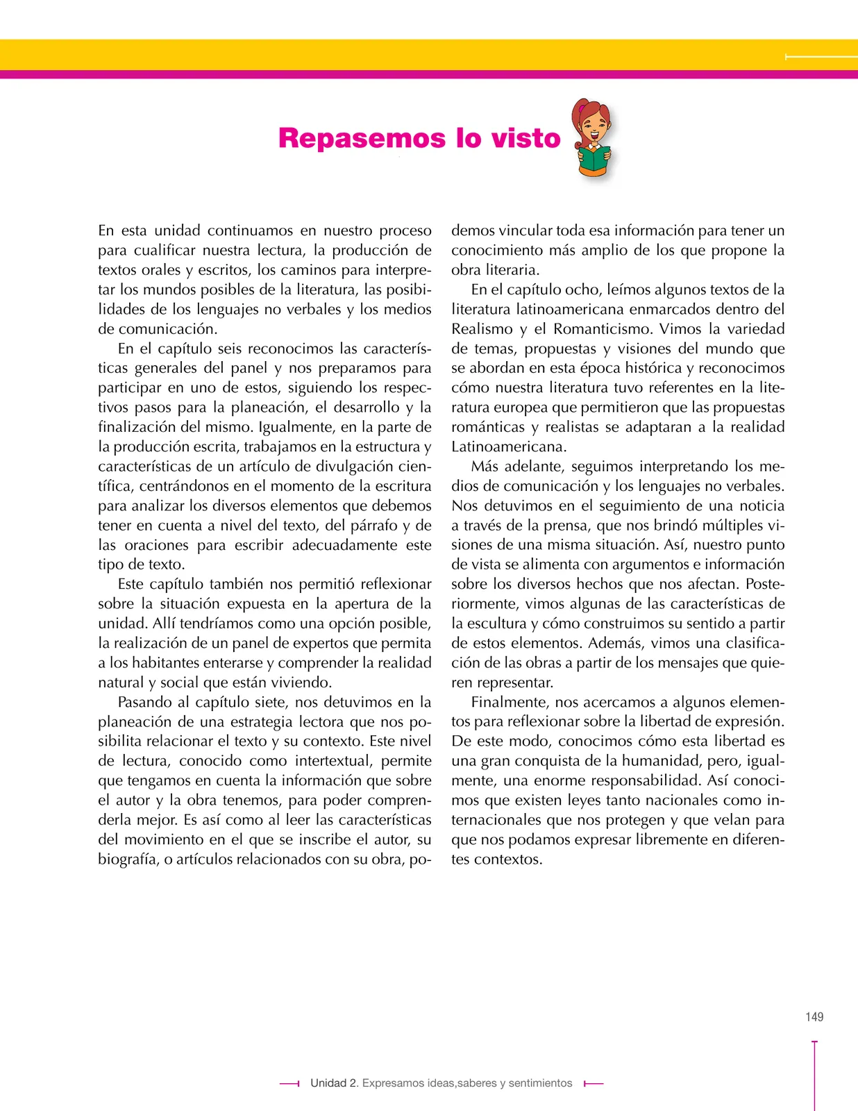 Página 149 de Lenguaje 9° · Secundaria Activa