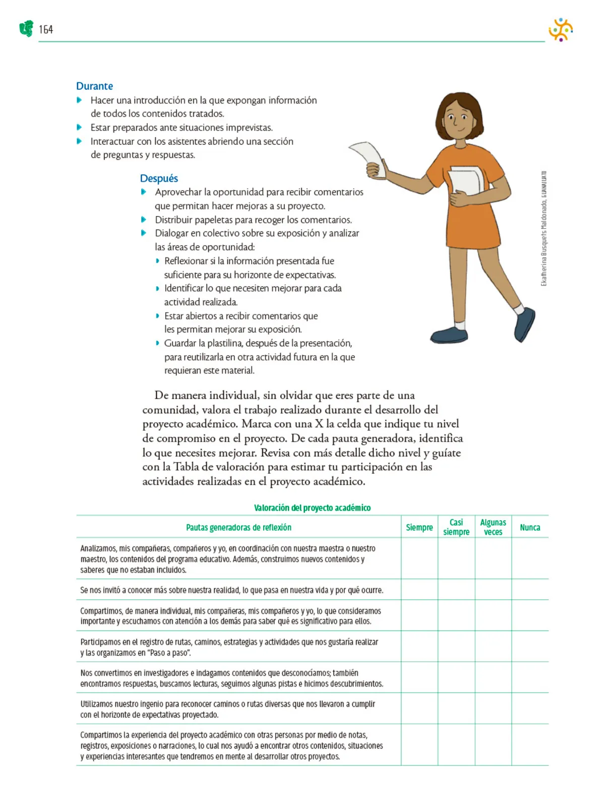 Miniatura página 165 de Colección Nanahuatzin. Nuestro libro de Proyectos. Tomo I.   Libro de Educación Telesecundaria Grado 3°  Ciclo Escolar 2025 - 2026