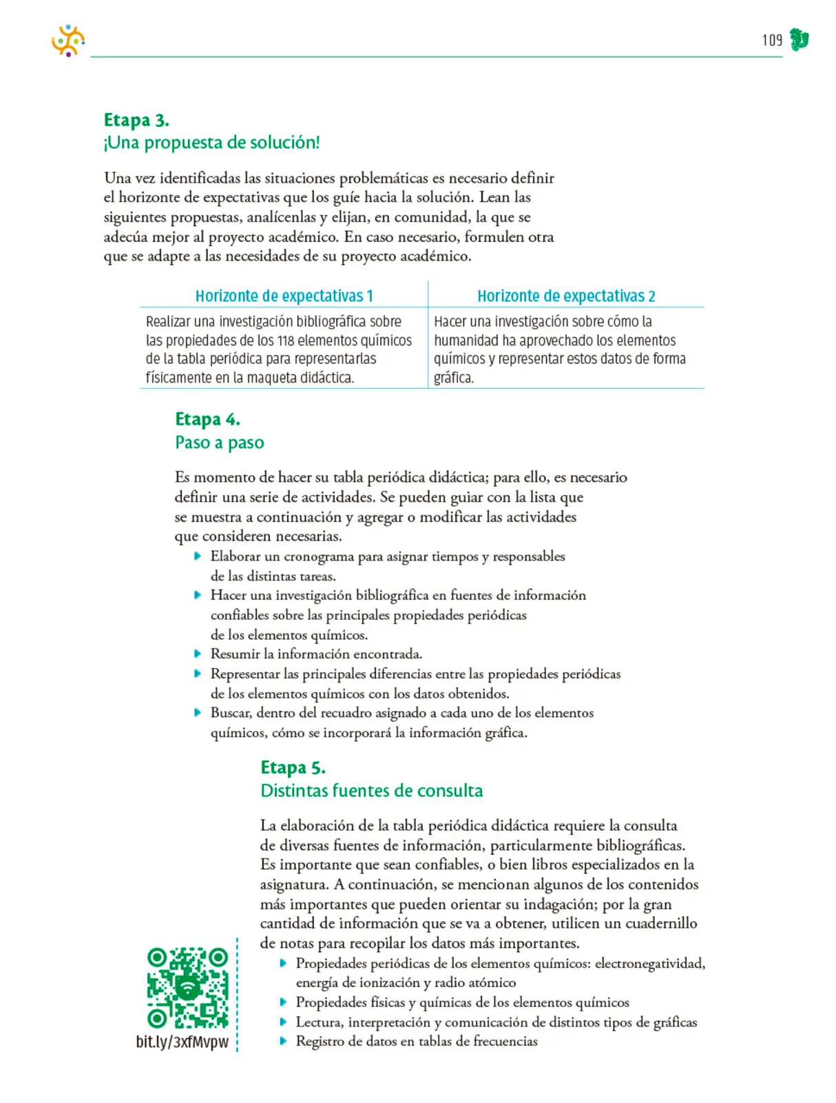 Miniatura página 110 de Colección Nanahuatzin. Nuestro libro de Proyectos.  Tomo II.  Libro de Educación Telesecundaria Grado 3°  Ciclo Escolar 2025 - 2026