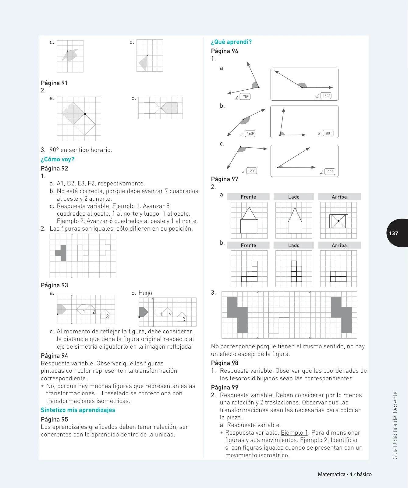 Página 326 de Matemática – Cuarto Básico | Texto del Estudiante MINEDUC – Descargar PDF · 2024