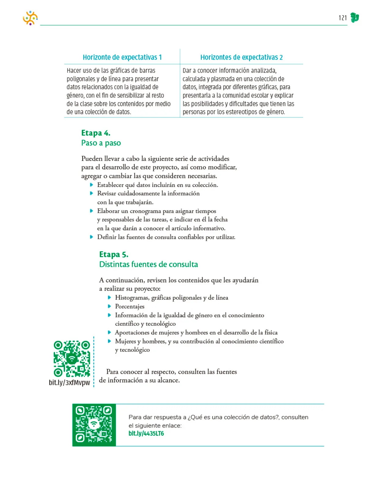 Miniatura página 122 de Colección Sk´asolil. Nuestro libro de Proyectos. Tomo I.    Libro de Educación Telesecundaria Grado 2°  Ciclo Escolar 2025 - 2026