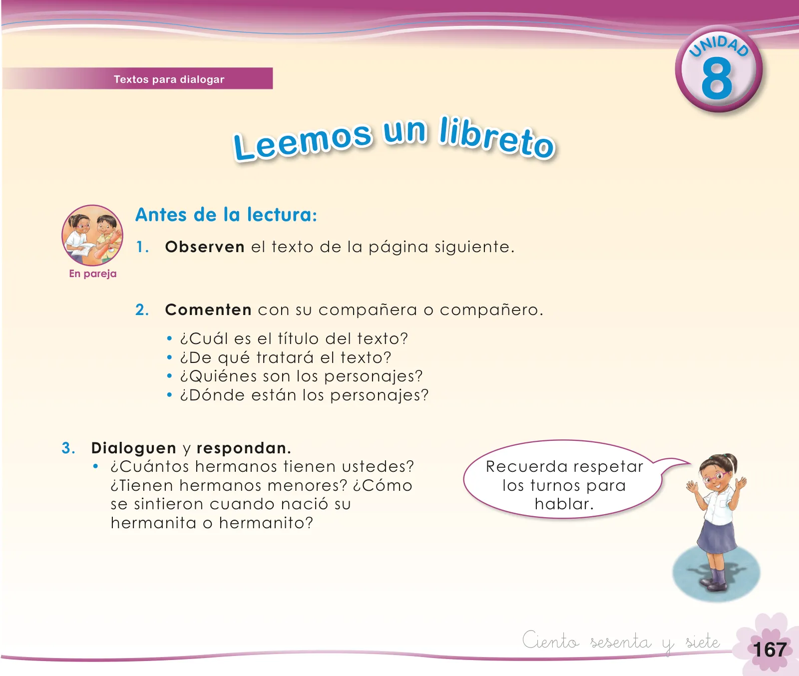 Miniatura página 169 de Comunicación 1 : cuaderno de trabajo para primer grado de Educación Primaria 2019 · 2019
