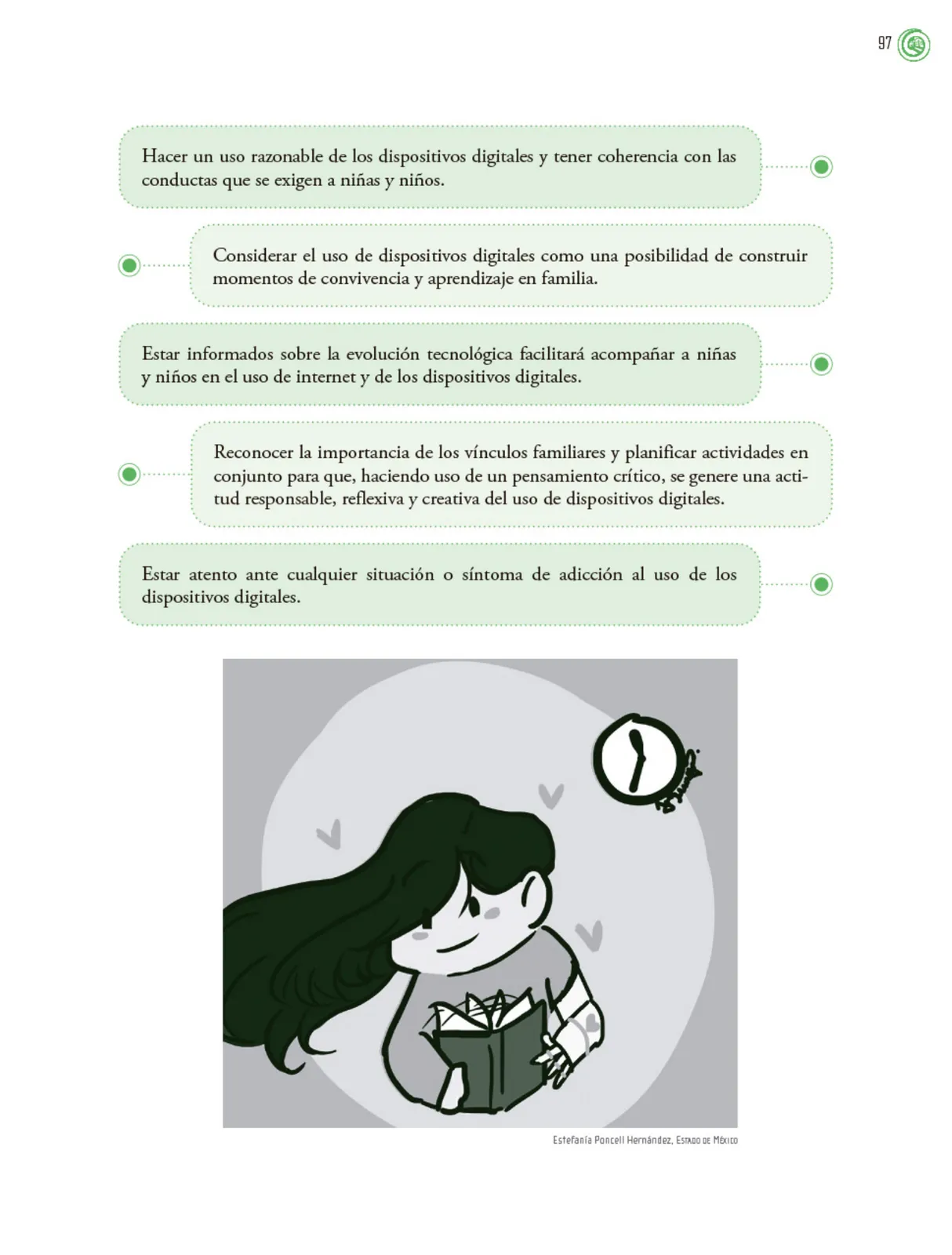 Página 98 de Crianza para la libertad. Libro para las familias. Fase 2  Libro de Educación Preescolar Grado 1°, 2°, 3°  Ciclo Escolar 2025 - 2026